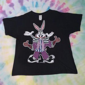 1994 Warner Bros Bugs bunny and Taz rap tee